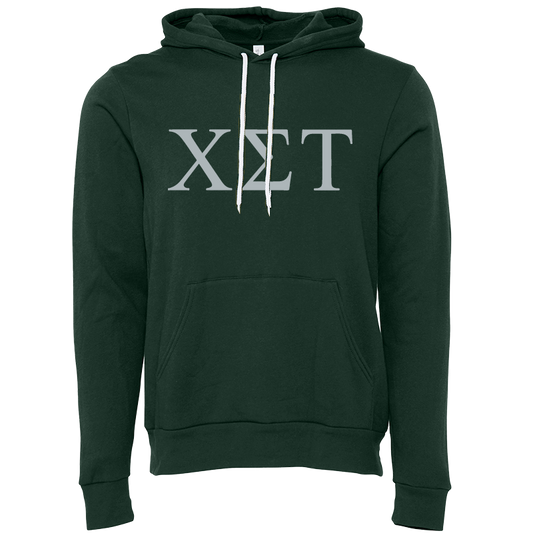 Chi Sigma Tau Lettered Hooded Sweatshirts