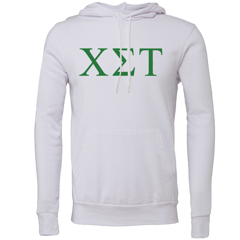 Chi Sigma Tau Lettered Hooded Sweatshirts