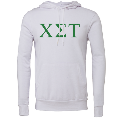 Chi Sigma Tau Lettered Hooded Sweatshirts