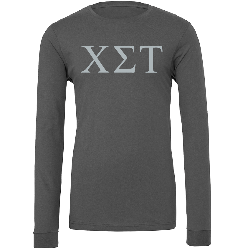 Chi Sigma Tau Lettered Long Sleeve T-Shirts