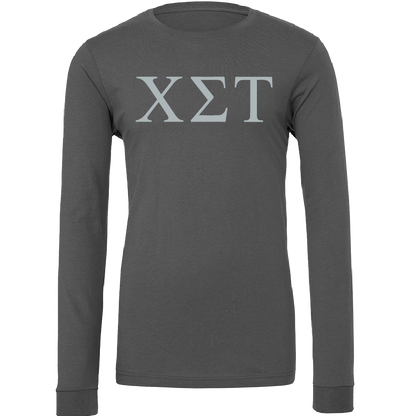 Chi Sigma Tau Lettered Long Sleeve T-Shirts