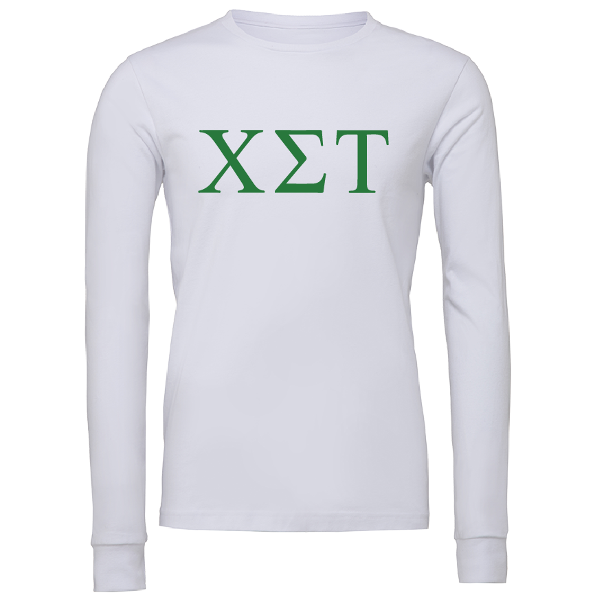 Chi Sigma Tau Lettered Long Sleeve T-Shirts