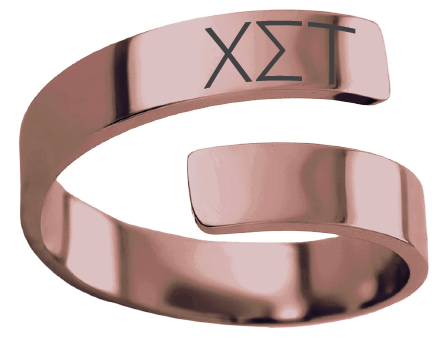 Chi Sigma Tau Lettered Rings
