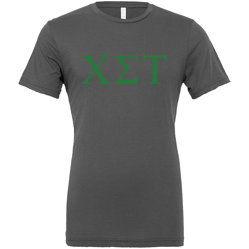 Chi Sigma Tau Lettered Short Sleeve T-Shirts