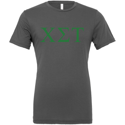 Chi Sigma Tau Lettered Short Sleeve T-Shirts