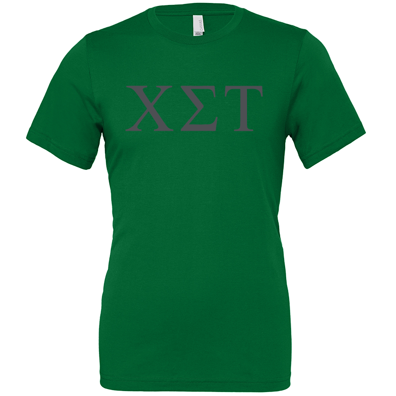 Chi Sigma Tau Lettered Short Sleeve T-Shirts