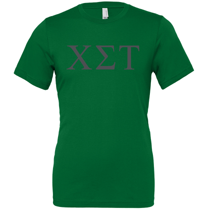 Chi Sigma Tau Lettered Short Sleeve T-Shirts