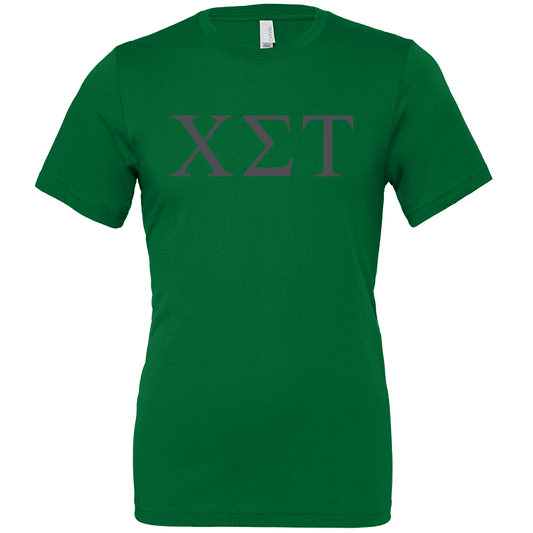 Chi Sigma Tau Lettered Short Sleeve T-Shirts