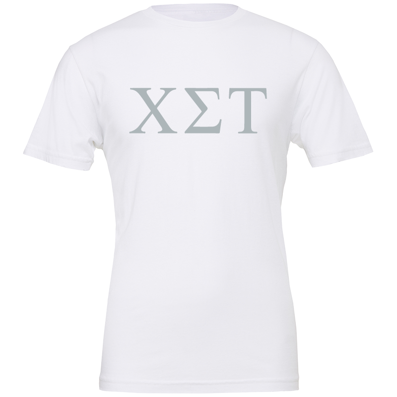 Chi Sigma Tau Lettered Short Sleeve T-Shirts