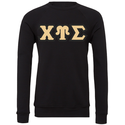 Chi Upsilon Sigma Lettered Crewneck Sweatshirts