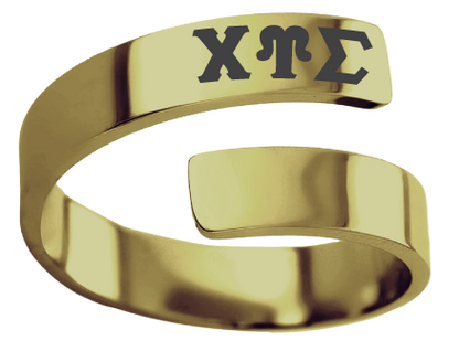 Chi Upsilon Sigma Lettered Rings