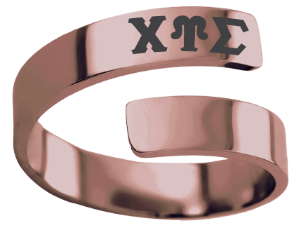 Chi Upsilon Sigma Lettered Rings