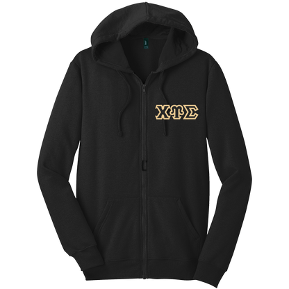 Chi Upsilon Sigma Zip-Up Hooded Sweatshirts