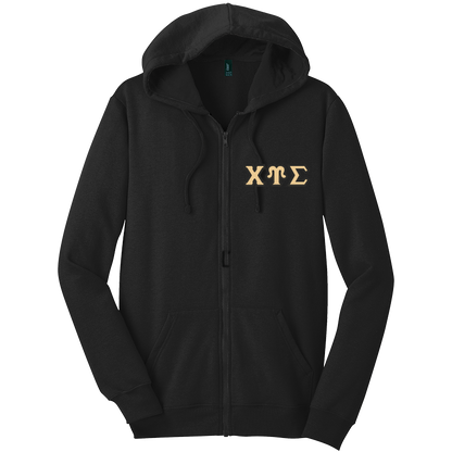 Chi Upsilon Sigma Zip-Up Hooded Sweatshirts