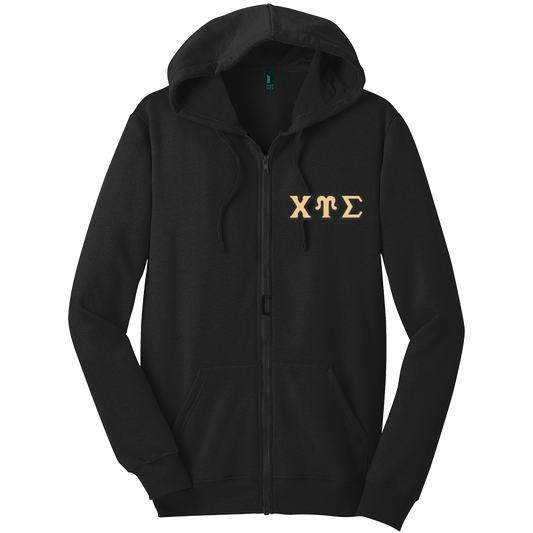 Chi Upsilon Sigma Zip-Up Hooded Sweatshirts