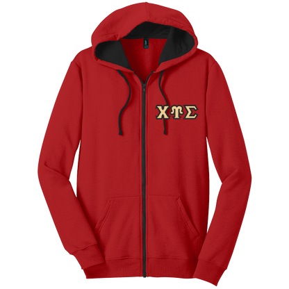 Chi Upsilon Sigma Zip-Up Hooded Sweatshirts