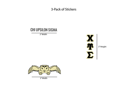 Chi Upsilon Sigma Stickers