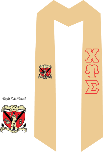 Chi Upsilon Sigma Graduation Stoles