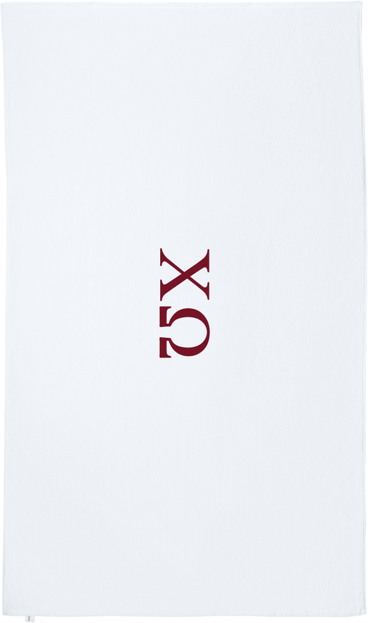 Chi Omega Lettered Beach Towels