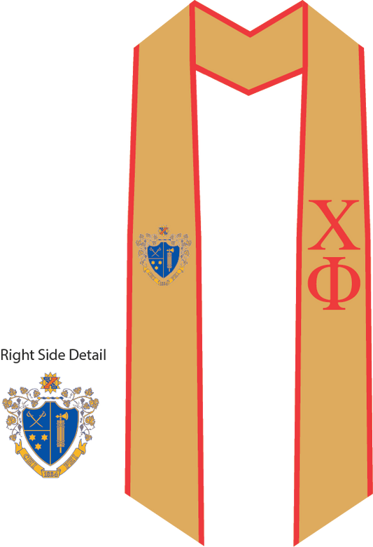 Chi Phi Graduation Stoles