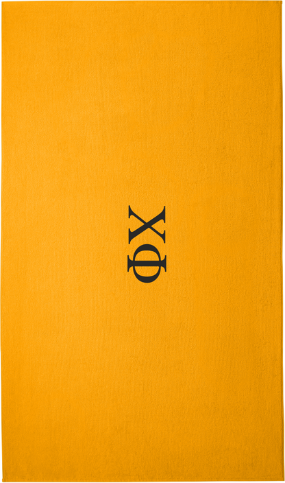 Chi Phi Lettered Beach Towels