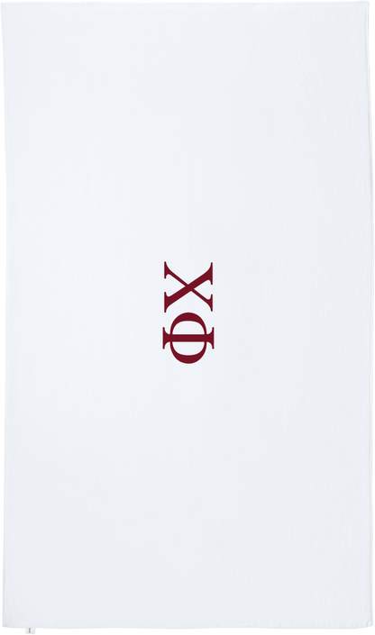 Chi Phi Lettered Beach Towels