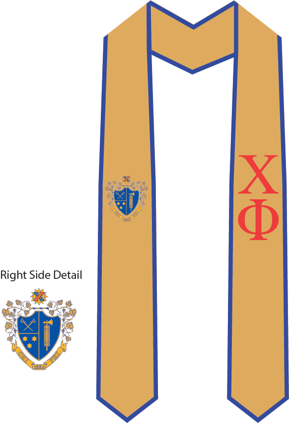 Chi Phi Graduation Stoles