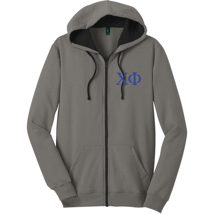 Chi Phi Zip-Up Hooded Sweatshirts