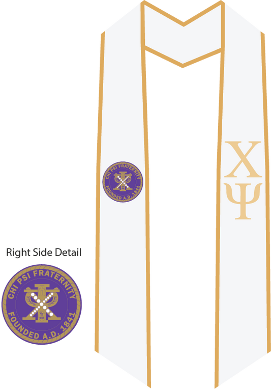 Chi Psi Graduation Stoles