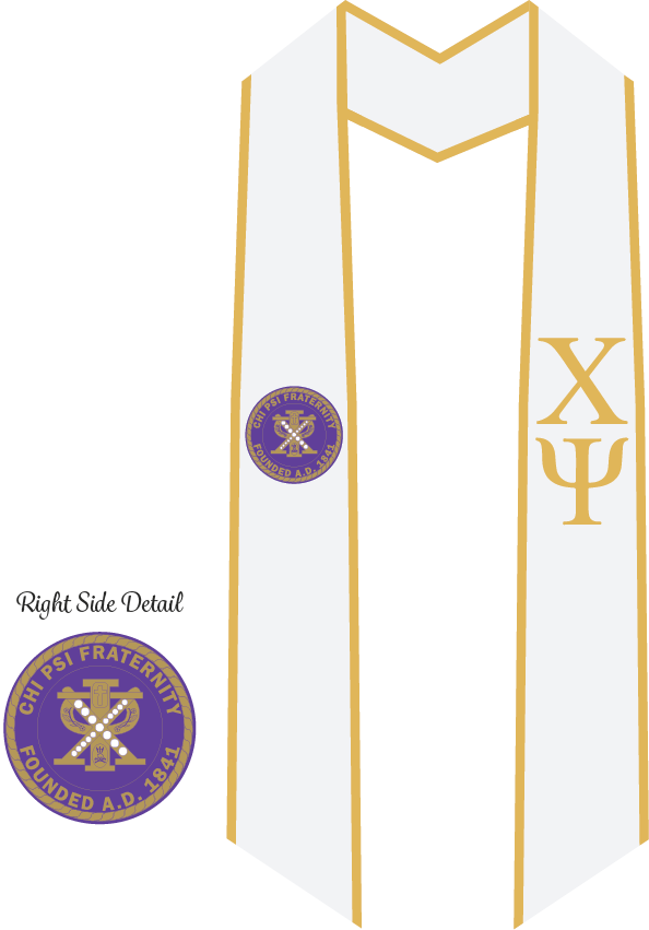 Chi Psi Graduation Stoles