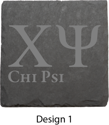 Chi Psi Stone Coasters - 4-Pack