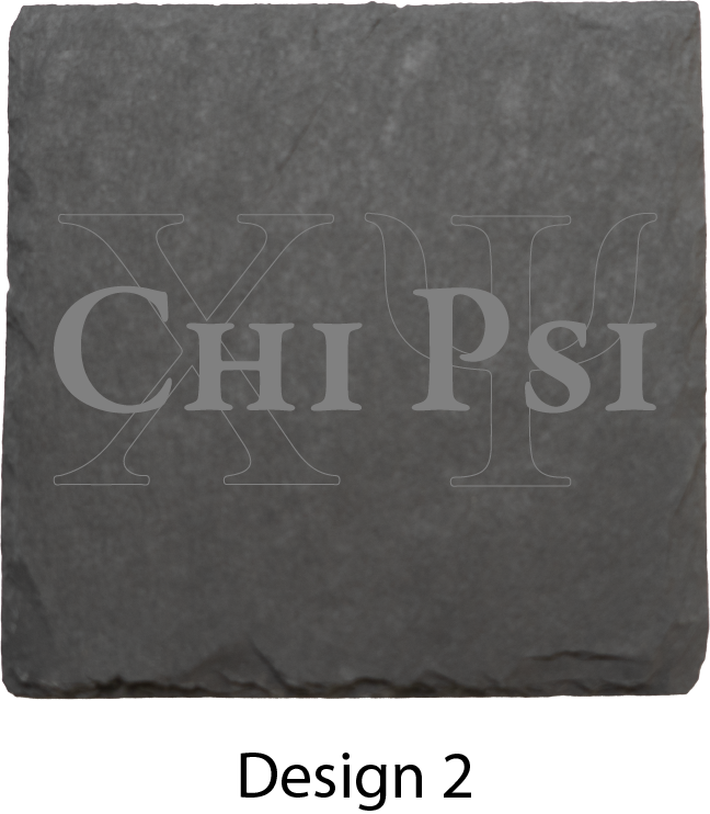 Chi Psi Stone Coasters - 4-Pack