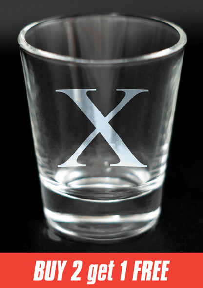 Greek Letter Shot Glasses