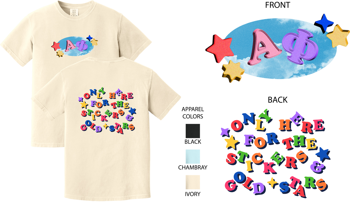 Alpha Phi Kidcore Graphic T-Shirt