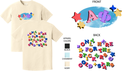 Alpha Phi Kidcore Graphic T-Shirt
