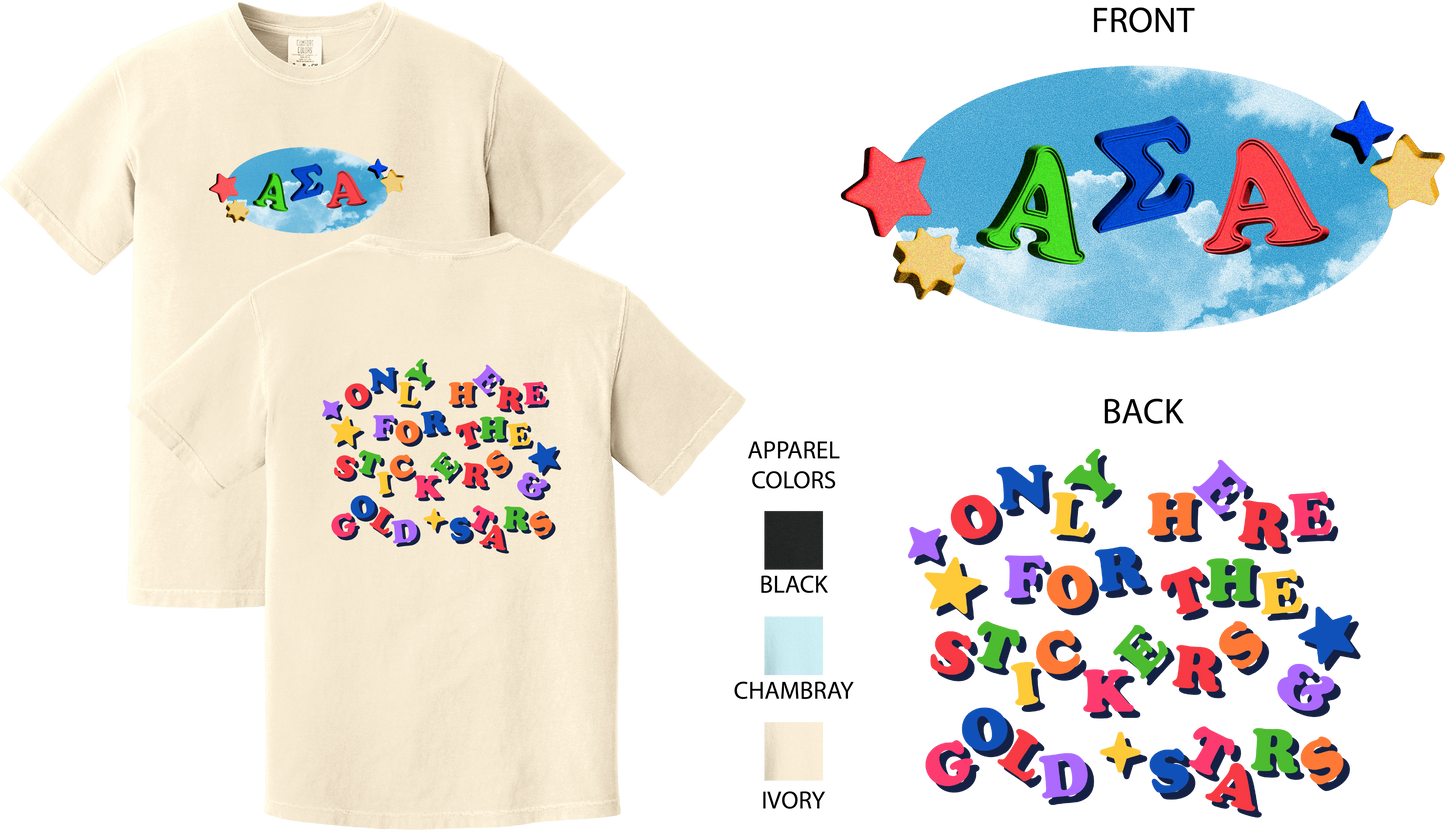 Alpha Sigma Alpha Kidcore Graphic T-Shirt