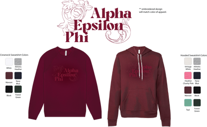 Alpha Epsilon Phi Monochromatic Hoodie
