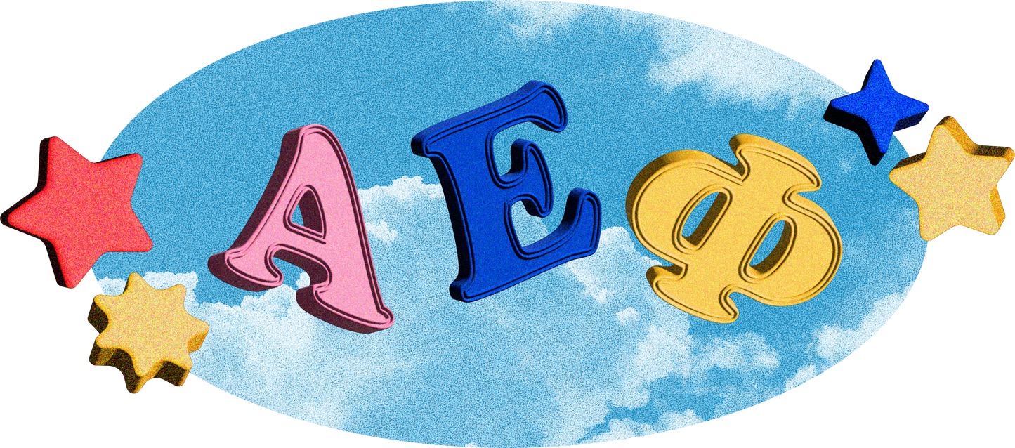 Alpha Epsilon Phi Kidcore Graphic T-Shirt