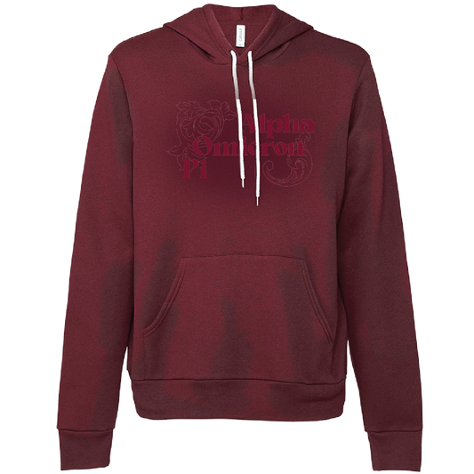 Alpha Omicron Pi Monochromatic Hoodie