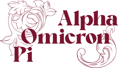 Alpha Omicron Pi Monochromatic Hoodie