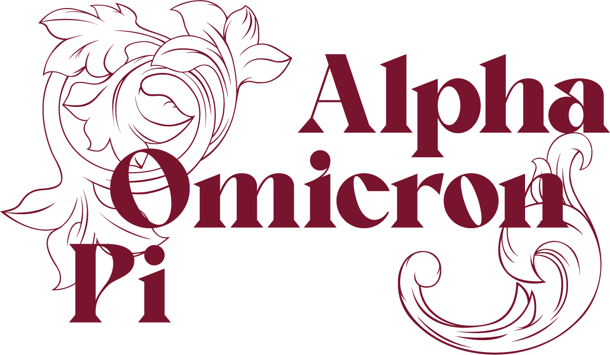 Alpha Omicron Pi Monochromatic Crewneck