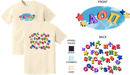 Alpha Omicron Pi Kidcore Graphic T-Shirt