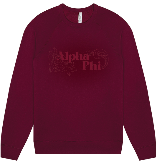 Alpha Phi Monochromatic Crewneck
