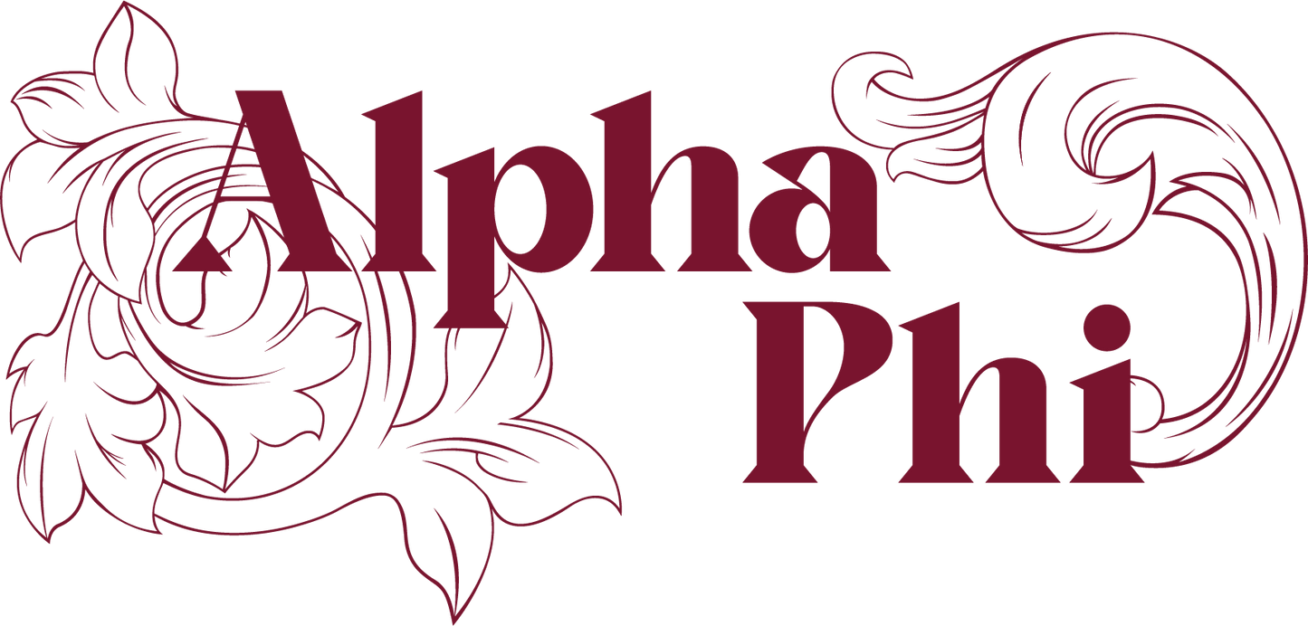 Alpha Phi Monochromatic Hoodie
