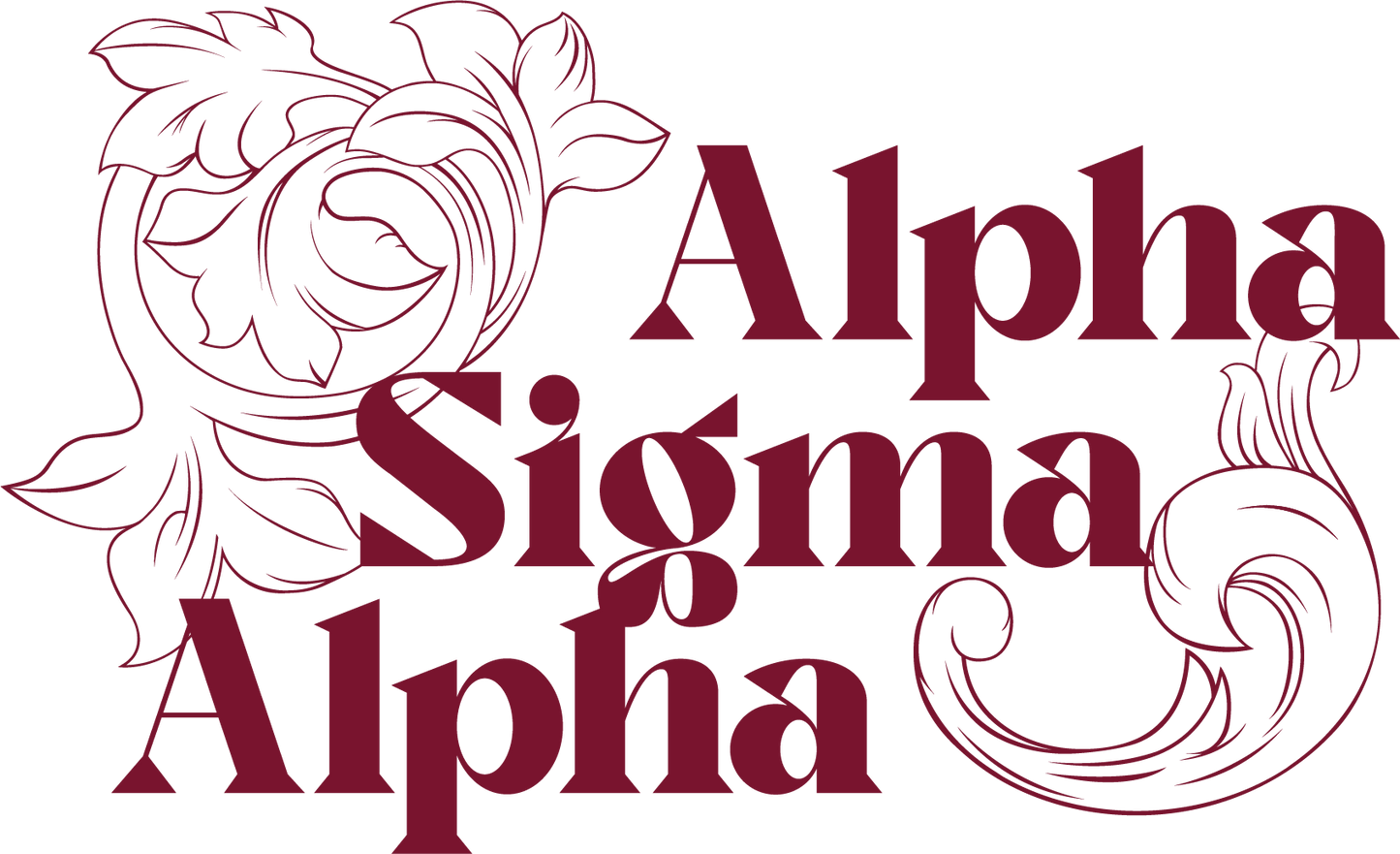 Alpha Sigma Alpha Monochromatic Hoodie