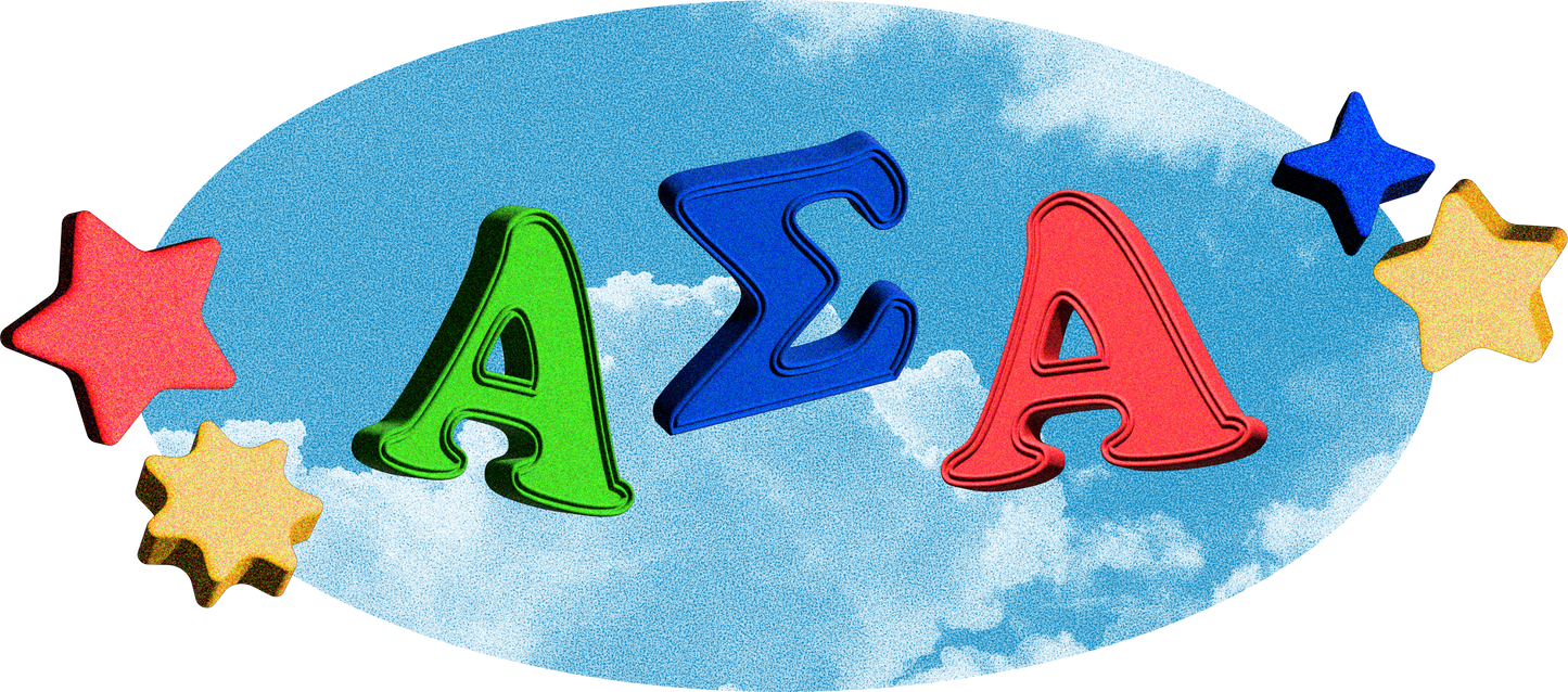 Alpha Sigma Alpha Kidcore Graphic T-Shirt