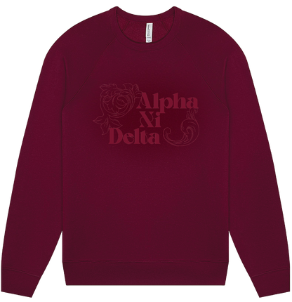Alpha Xi Delta Monochromatic Crewneck