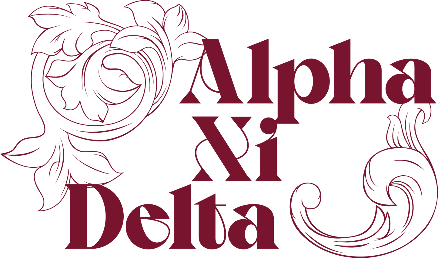 Alpha Xi Delta Monochromatic Hoodie