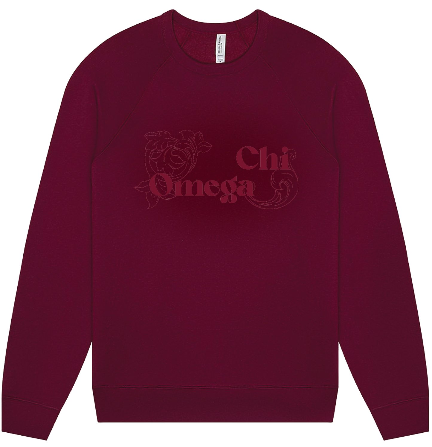 Chi Omega Monochromatic Crewneck