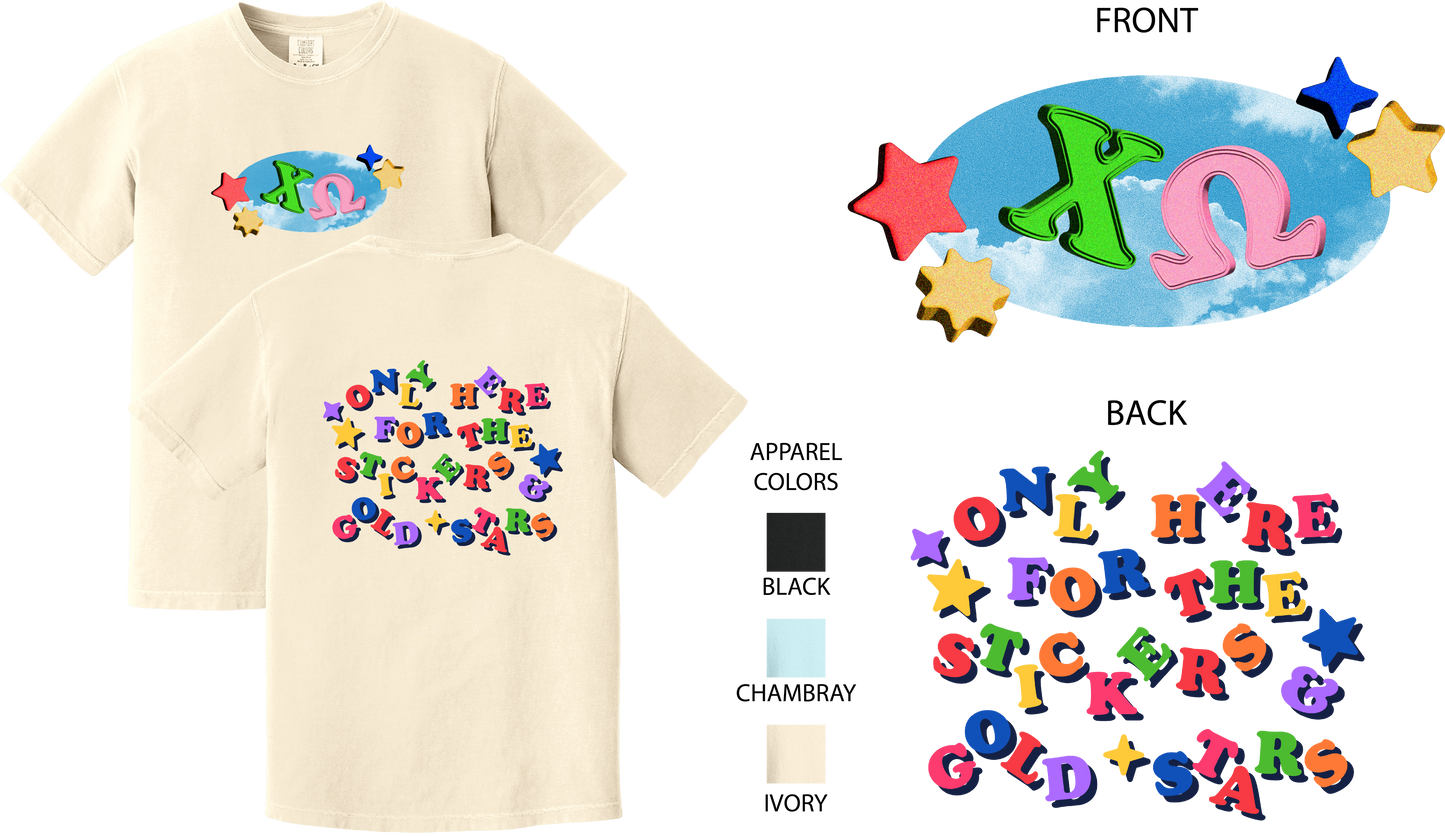 Chi Omega Kidcore Graphic T-Shirt